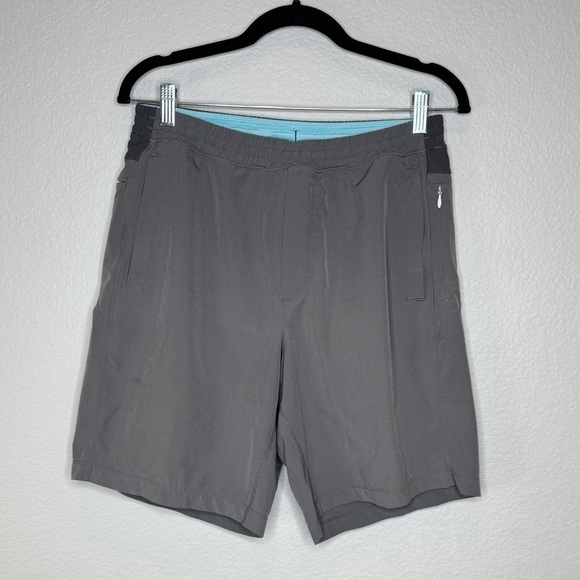 Birddogs GYM SHORTS Built-in Liner Shorts Men's Large Gray - Picture 3 of 10
